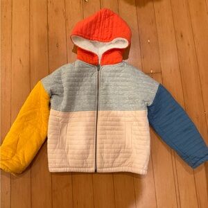 Kids Stem Colorblock Hooded Jacket with Sherpa